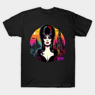 Elvira - Sunset Castle Magic T-Shirt